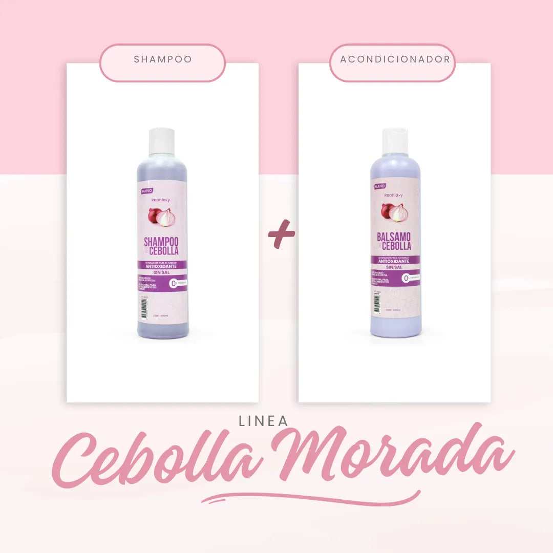 Linea capilar de cebolla-caída del cabello-REANIA